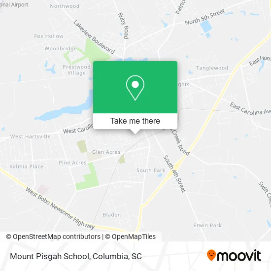 Mount Pisgah School map