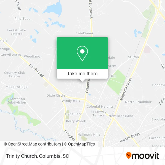 Trinity Church map