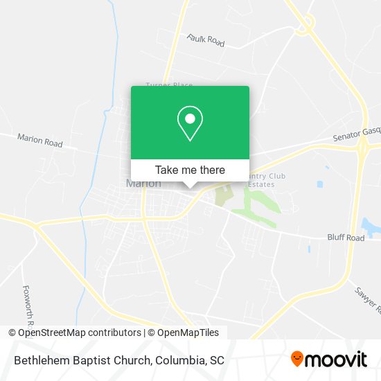 Bethlehem Baptist Church map