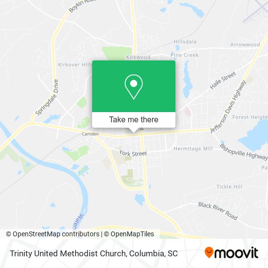 Trinity United Methodist Church map