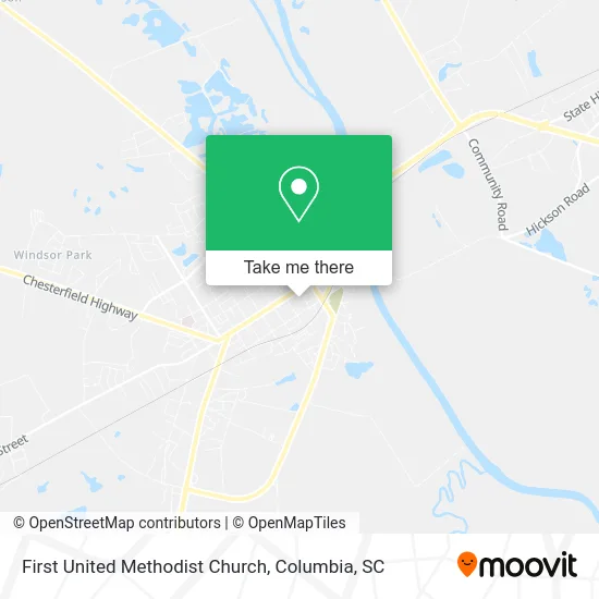 First United Methodist Church map