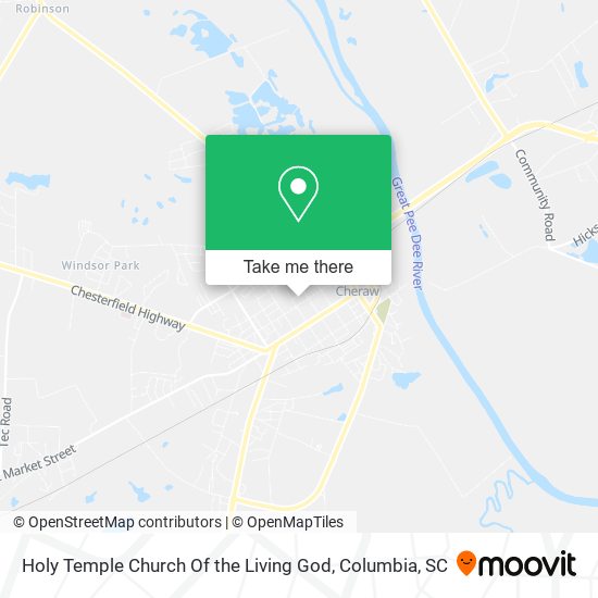 Holy Temple Church Of the Living God map