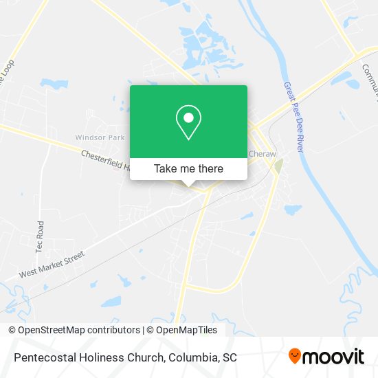 Mapa de Pentecostal Holiness Church