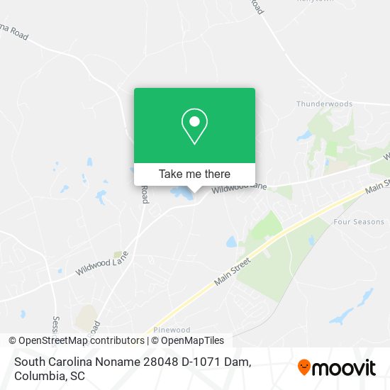 Mapa de South Carolina Noname 28048 D-1071 Dam