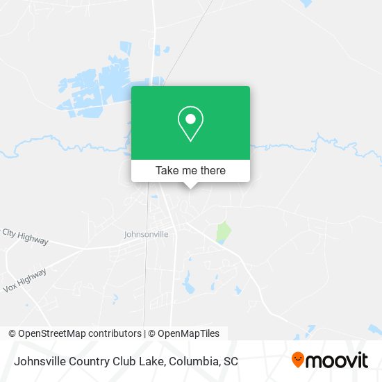 Johnsville Country Club Lake map