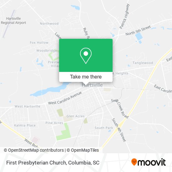 First Presbyterian Church map