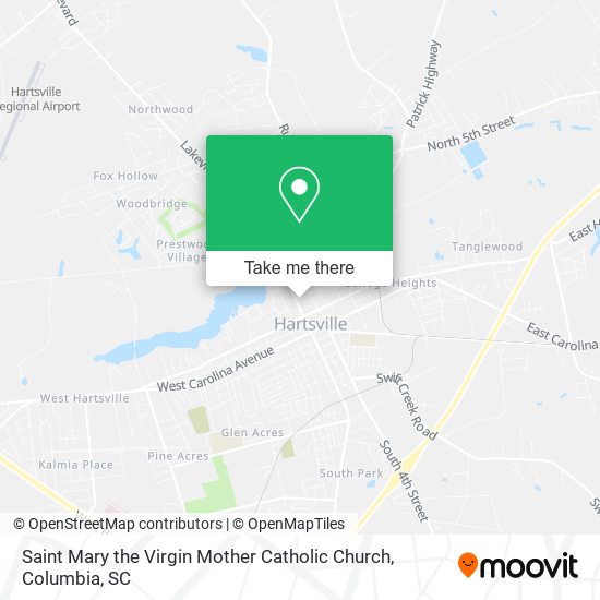 Saint Mary the Virgin Mother Catholic Church map