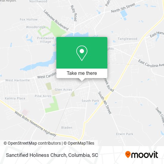 Sanctified Holiness Church map