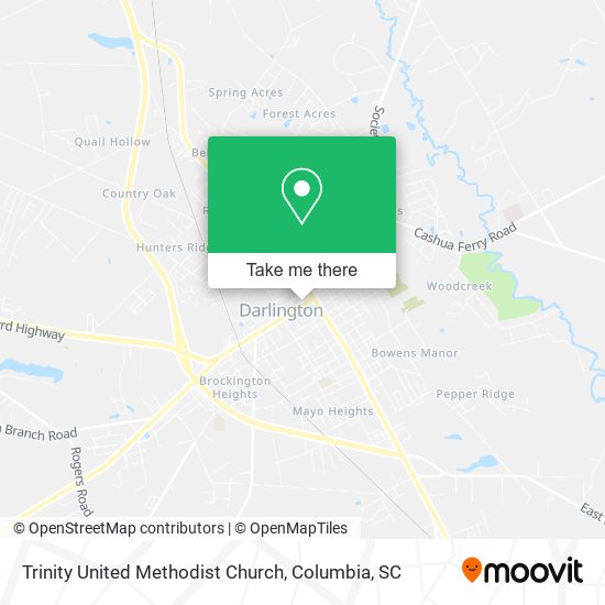 Trinity United Methodist Church map