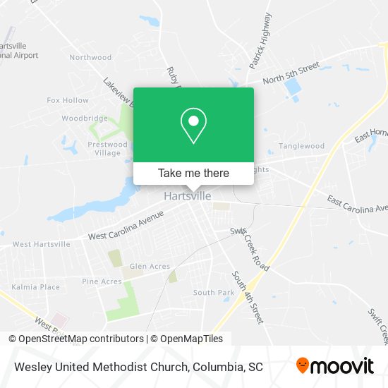 Mapa de Wesley United Methodist Church