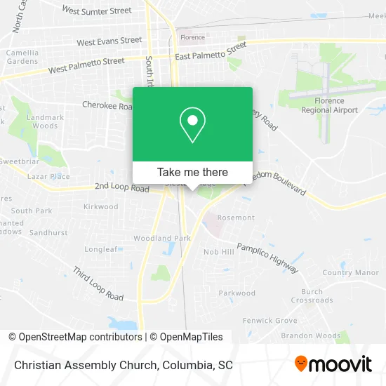 Christian Assembly Church map