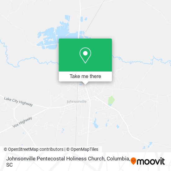 Johnsonville Pentecostal Holiness Church map