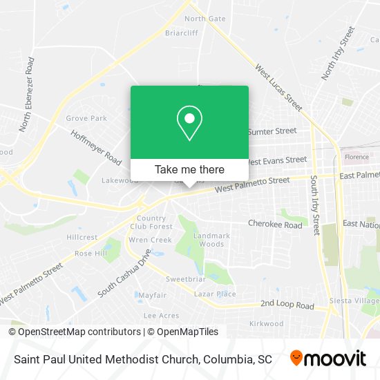 Mapa de Saint Paul United Methodist Church