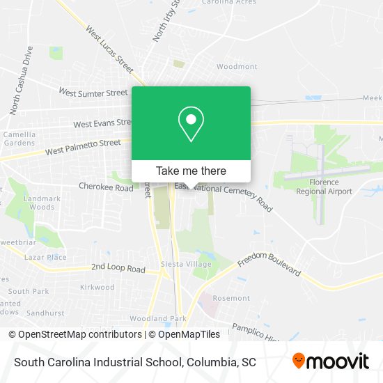 South Carolina Industrial School map