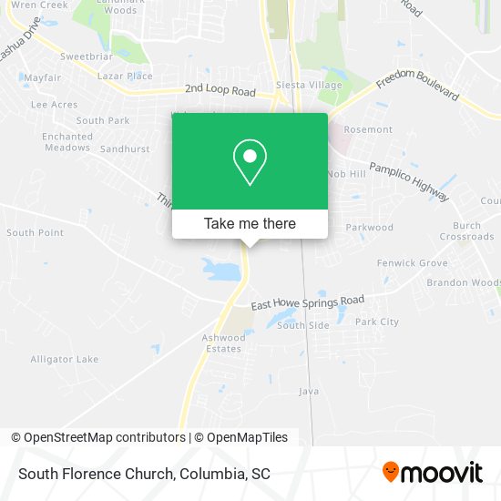 South Florence Church map