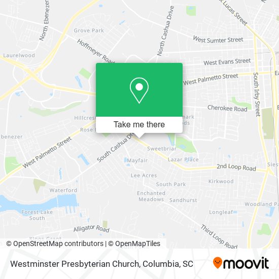 Westminster Presbyterian Church map