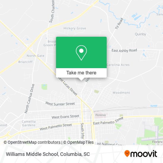 Williams Middle School map