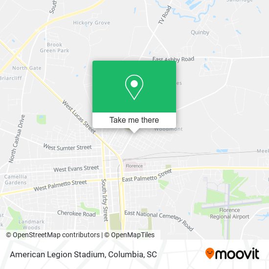 American Legion Stadium map