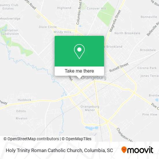 Holy Trinity Roman Catholic Church map