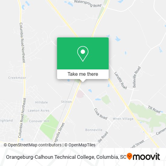 Orangeburg-Calhoun Technical College map