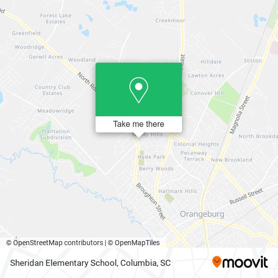 Mapa de Sheridan Elementary School