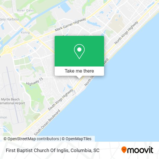 Mapa de First Baptist Church Of Inglis