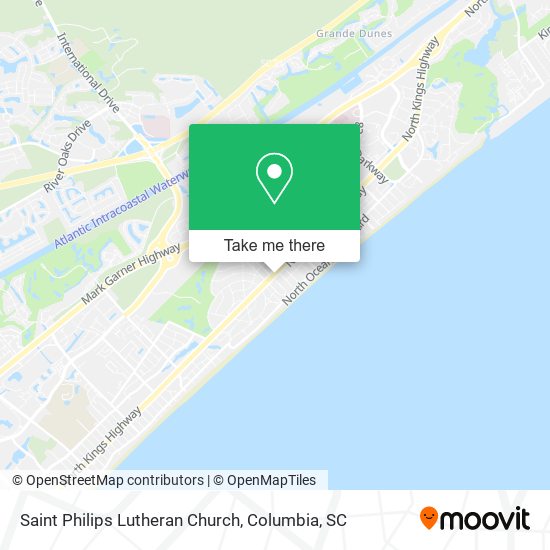 Saint Philips Lutheran Church map