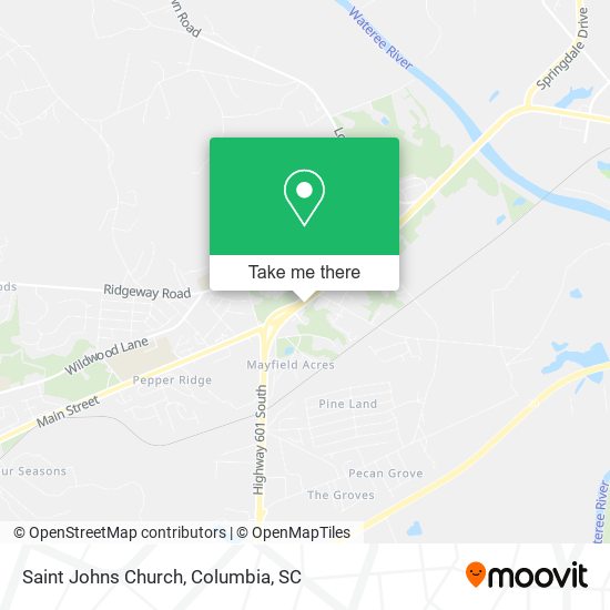 Saint Johns Church map