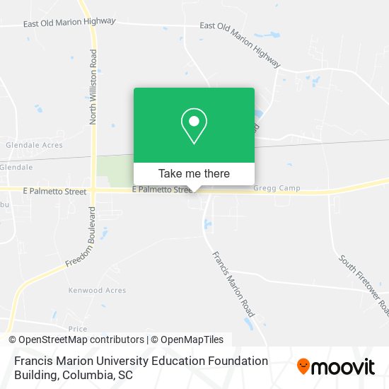 Francis Marion University Education Foundation Building map