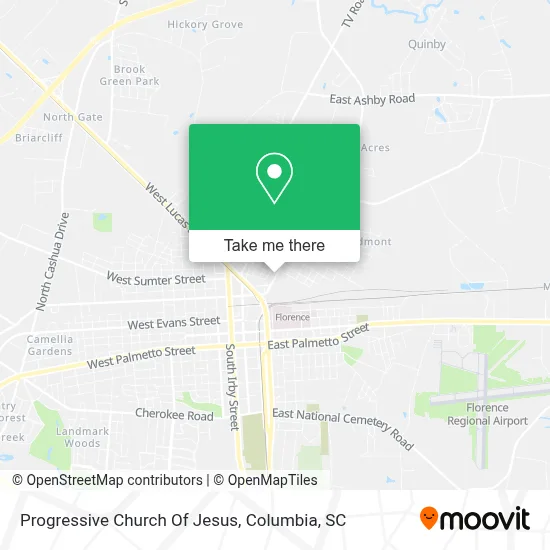 Progressive Church Of Jesus map