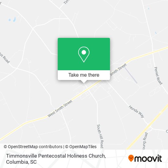 Timmonsville Pentecostal Holiness Church map