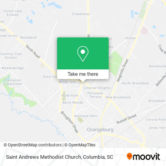 Mapa de Saint Andrews Methodist Church