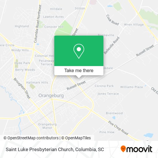 Saint Luke Presbyterian Church map