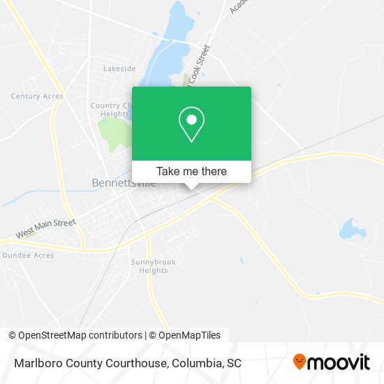Mapa de Marlboro County Courthouse