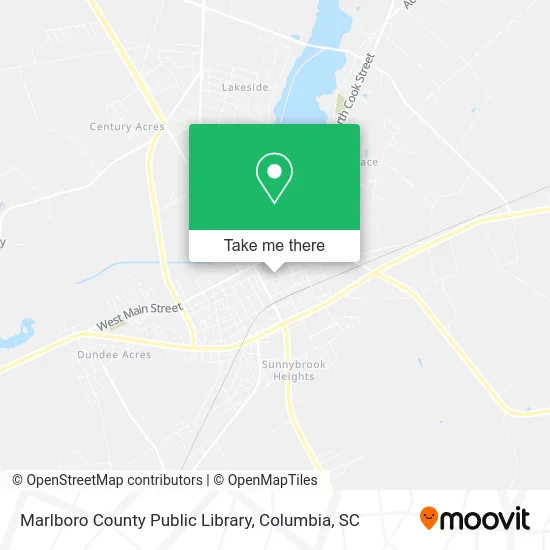 Marlboro County Public Library map