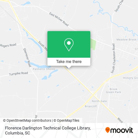 Mapa de Florence Darlington Technical College Library