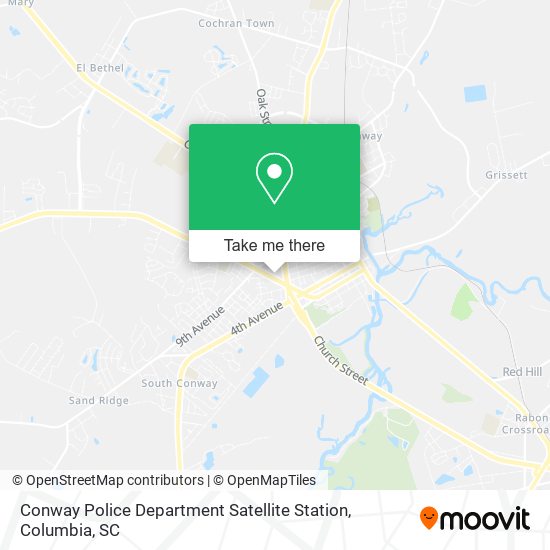 Mapa de Conway Police Department Satellite Station