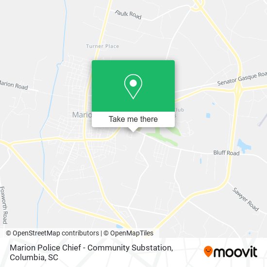 Mapa de Marion Police Chief - Community Substation