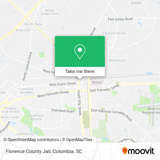 Florence County Jail map