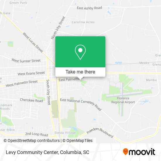 Levy Community Center map