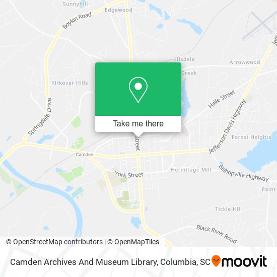 Camden Archives And Museum Library map