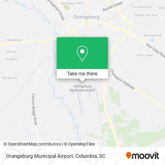 Mapa de Orangeburg Municipal Airport