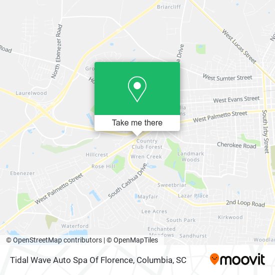 Tidal Wave Auto Spa Of Florence map