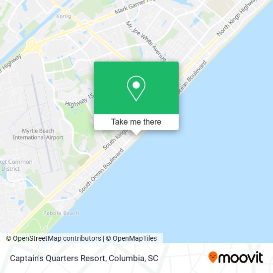 Captain's Quarters Resort map