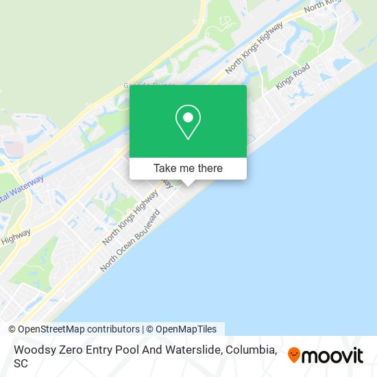 Woodsy Zero Entry Pool And Waterslide map