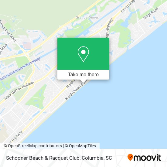 Schooner Beach & Racquet Club map