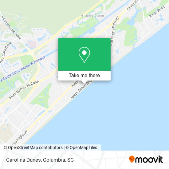 Mapa de Carolina Dunes