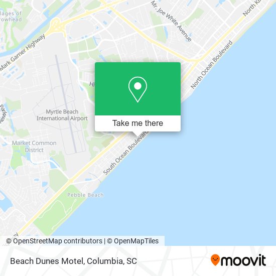 Beach Dunes Motel map