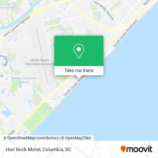 Mapa de Hurl Rock Motel
