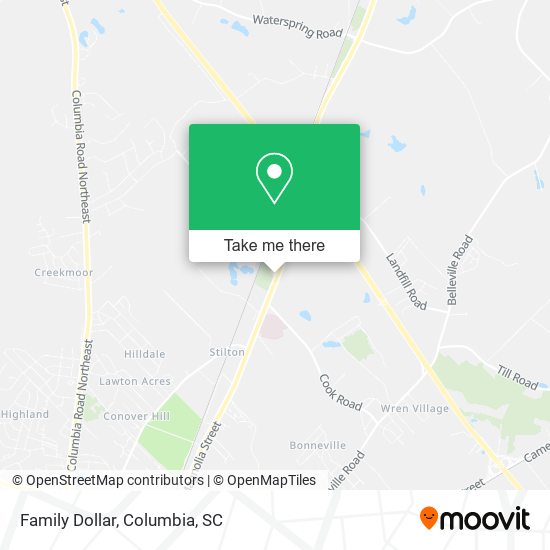 Mapa de Family Dollar